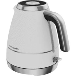 Beko Dome 1.7L Kettle - White & Chrome -Taskers Sale Shop 60005228 EPEBEKO1.7LDOMEKETTLEWHITE CHROMEWKM8307CR