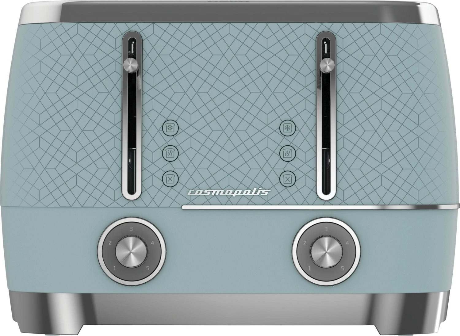 Beko 4 Slice Toaster - Teal & Chrome 4 Beko 4 Slice Toaster - Teal & Chrome - Image 2