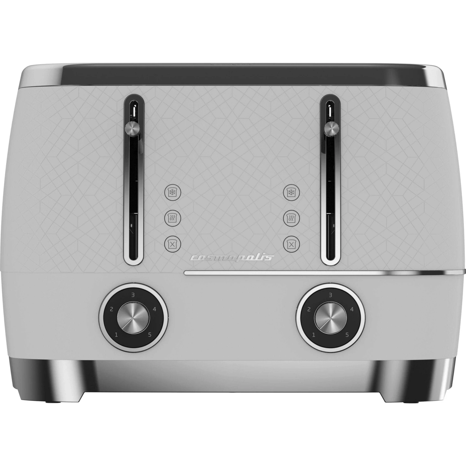 Beko 4 Slice Toaster - White & Chrome 3 Beko 4 Slice Toaster - White & Chrome