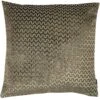 Cut Velvet Wave Cushion - Olive Green -Taskers Sale Shop 60005272 MALINICUTVELVETWAVEOLIVEGREEN43X43FILLED