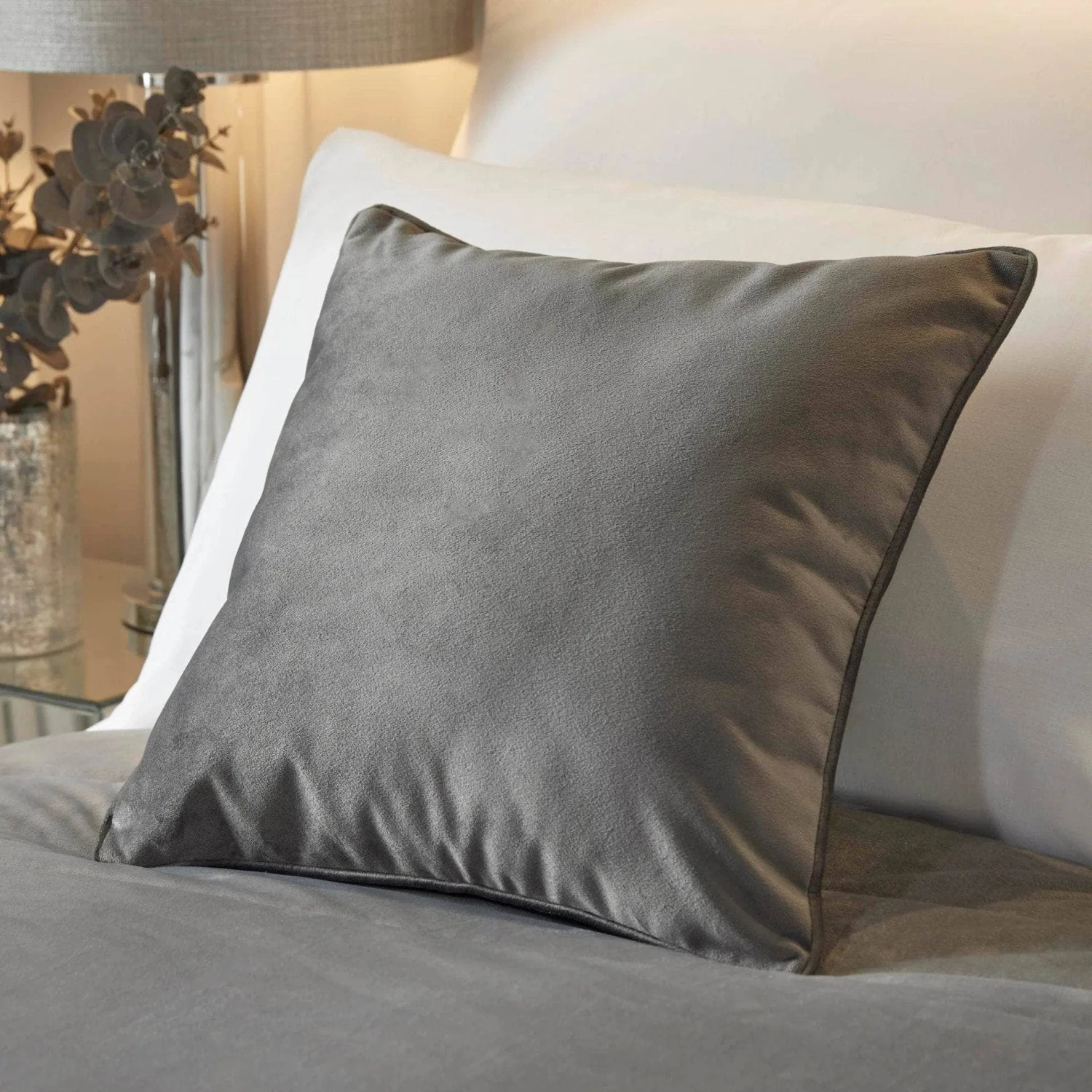 Melanie Filled Cushion - Slate 3 Melanie Filled Cushion - Slate