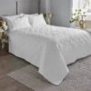 Cavali Bedspread - White -Taskers Sale Shop 60005405 JRSERENECAVALIWHITEBEDSPREAD200X230