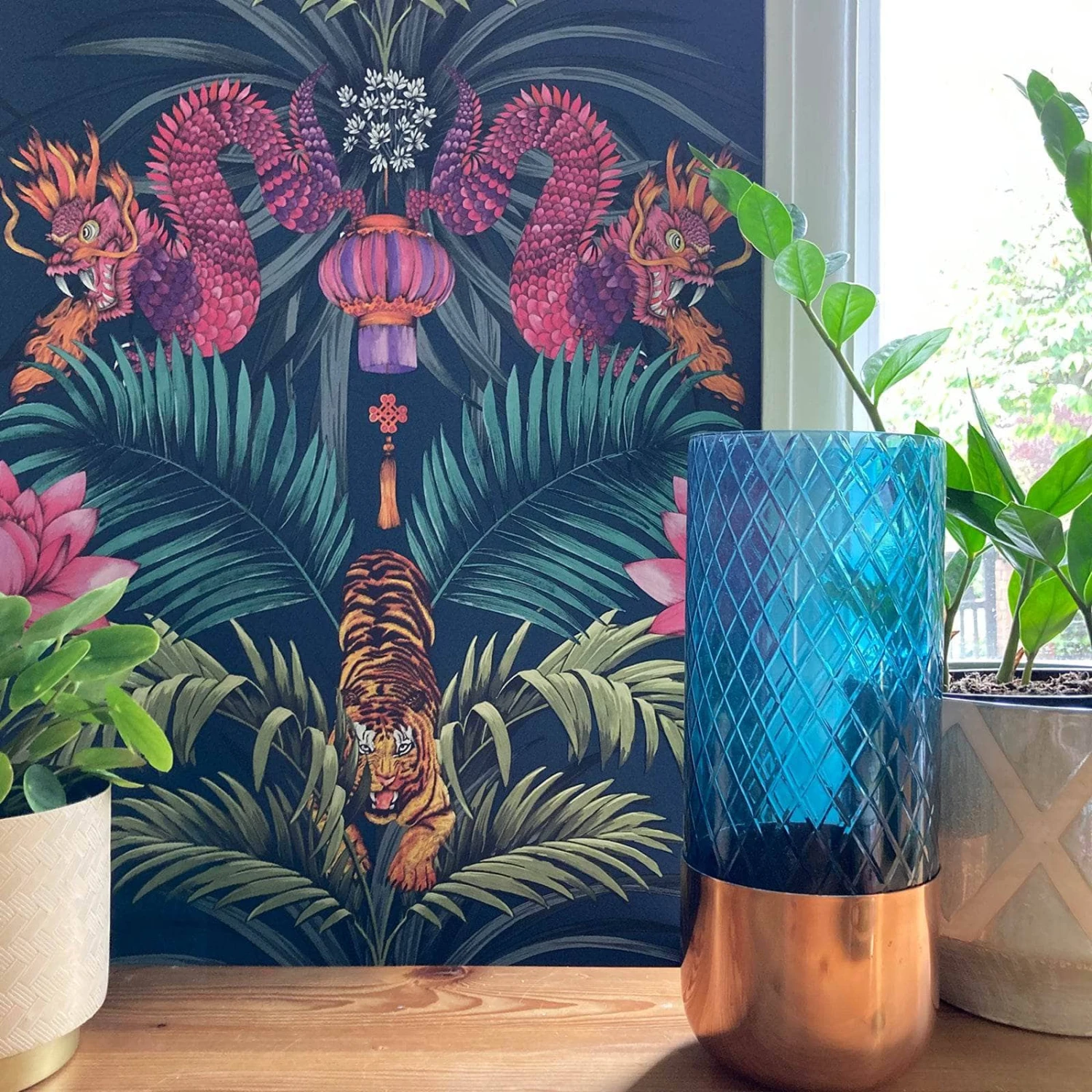 Belgravia Wilson Blue Animal Wallpaper - 3910 4 Belgravia Wilson Blue Animal Wallpaper - 3910 - Image 2