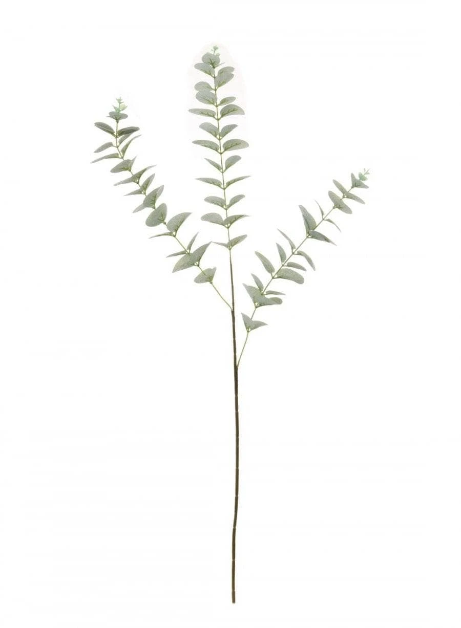 Printed Eucalyptus Leaf Stem - Natural Green 3 Printed Eucalyptus Leaf Stem - Natural Green