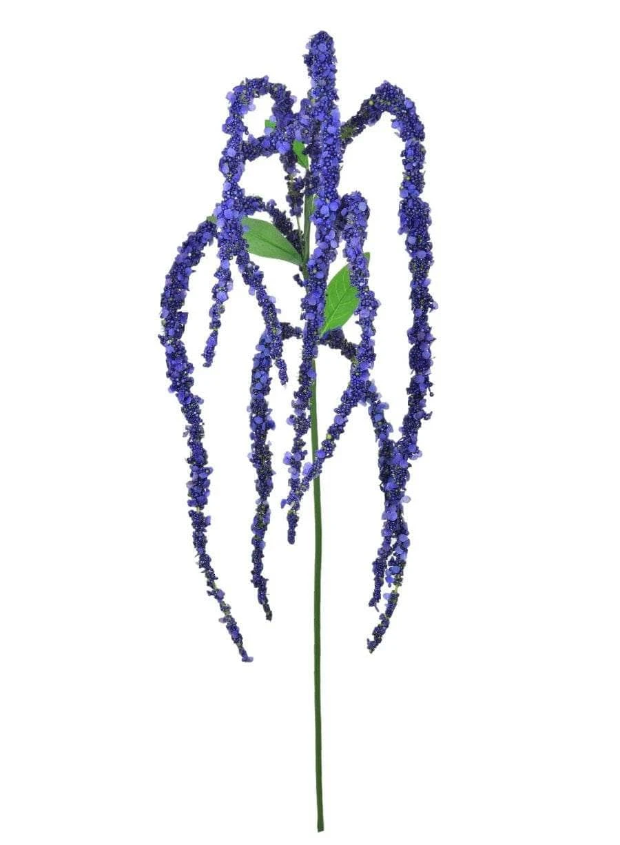 Artificial Amaranthus Spray - Purple 3 Artificial Amaranthus Spray - Purple