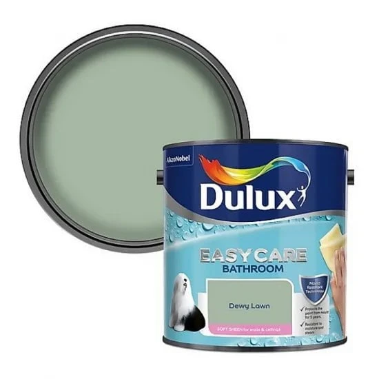 Dulux 2.5L Easy Care Bathroom - Dewy Lawn 3 Dulux 2.5L Easy Care Bathroom - Dewy Lawn