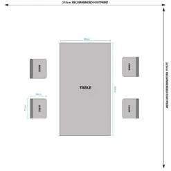 Lincoln Fixed Table & Vancouver Emerald Chairs - Multiple Configurations 41 Lincoln Fixed Table & Vancouver Emerald Chairs - Multiple Configurations -Taskers Sale Shop 60005941