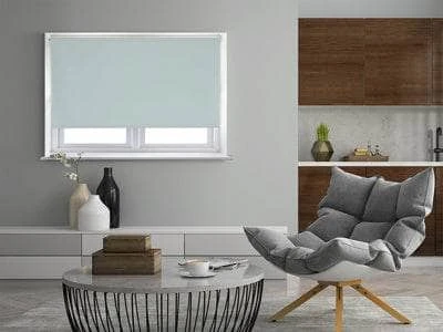 Blackout Roller Blind - Duck Egg 4 Blackout Roller Blind - Duck Egg - Image 2