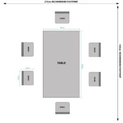 Winslow Table & 6 Vancouver Taupe Chairs 31 Winslow Table & 6 Vancouver Taupe Chairs -Taskers Sale Shop 60006101