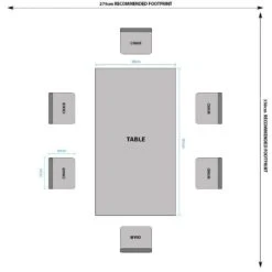 Bella 180cm Table & Vancouver Silver Chairs 33 Bella 180cm Table & Vancouver Silver Chairs -Taskers Sale Shop 60006105