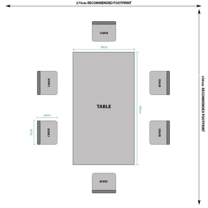Bella 180cm Table & 6 Vancouver Emerald Chairs 19 Bella 180cm Table & 6 Vancouver Emerald Chairs - Image 17