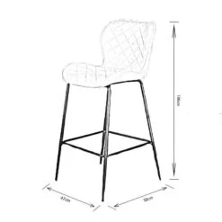 Vancouver Barstool Silver -Taskers Sale Shop 60006477 silvervancouver 1