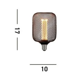 Black Mesh Drum Lamp - 17cm -Taskers Sale Shop 60007467 4