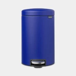Powerful Blue Pedal Bin - 12 Litre -Taskers Sale Shop 60007559 BBNTIANEWICONPEDALBIN12LITREPLASTICBUCKETPOWERFULBLUE