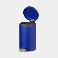 Powerful Blue Pedal Bin - 12 Litre -Taskers Sale Shop 60007559 BBNTIANEWICONPEDALBIN12LITREPLASTICBUCKETPOWERFULBLUE1