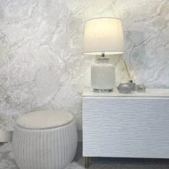 Rasch Palmetto Agate Pearl Wallpaper - 529470