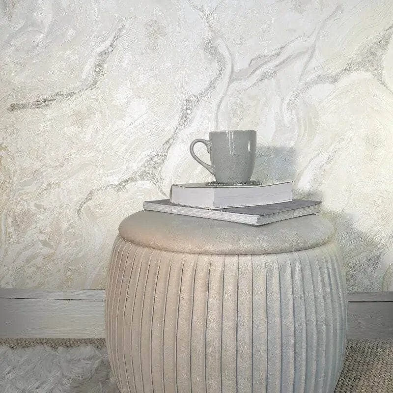 Rasch Palmetto Agate Pearl Wallpaper - 529470 5 Rasch Palmetto Agate Pearl Wallpaper - 529470 - Image 3