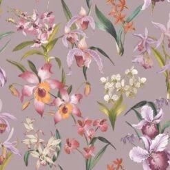 Rasch Maya Floral Lilac Wallpaper - 283661 -Taskers Sale Shop 60007659 RASCHB64MAYALILAC2836613