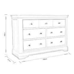 Victoria 7 Drawer Chest - Taupe 21 Victoria 7 Drawer Chest - Taupe -Taskers Sale Shop 60007788 victoriawidechest