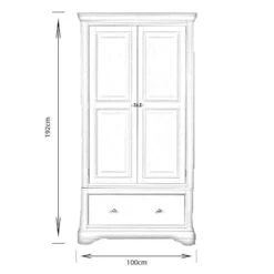 Victoria 2 Door Wardrobe - Taupe 19 Victoria 2 Door Wardrobe - Taupe -Taskers Sale Shop 60007789 victoriawardrobe