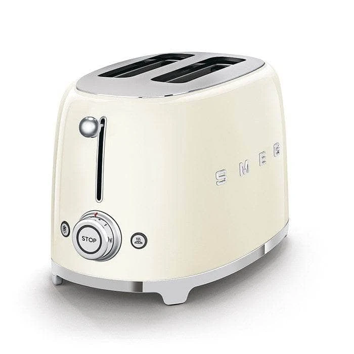 Smeg Retro 2 Slice Toaster - Cream 4 Smeg Retro 2 Slice Toaster - Cream - Image 2