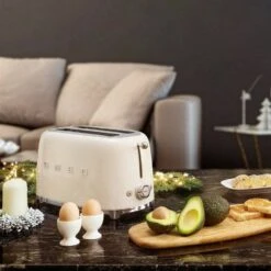 Smeg Retro 2 Slice Toaster - Cream 8 Smeg Retro 2 Slice Toaster - Cream -Taskers Sale Shop 60007905 RKWSMEG2SLICETOASTERCREAM3