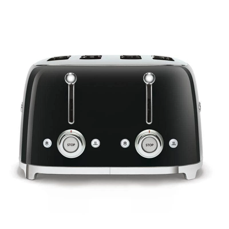 Smeg 50s 4 By 4 Slice Toaster - Black 3 Smeg 50s 4 By 4 Slice Toaster - Black