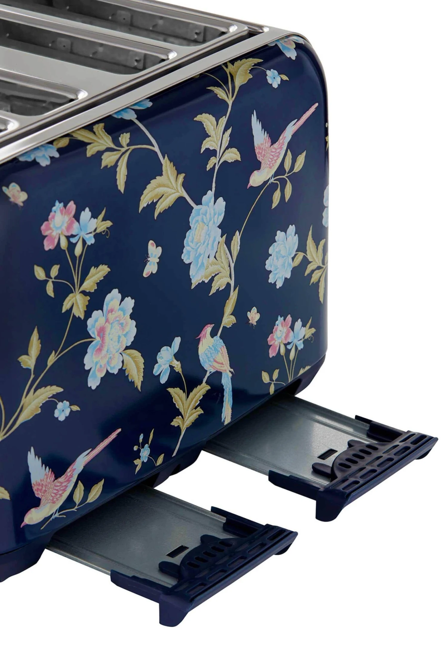 Laura Ashley Elveden 4 Slice Toaster - Blue 7 Laura Ashley Elveden 4 Slice Toaster - Blue - Image 5