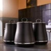 Renaissance Set Of 3 Canisters - Black 2 Renaissance Set Of 3 Canisters - Black -Taskers Sale Shop 60008014 RKWTOWERRENAISSANCESETOF3CANISTERSBLACK1