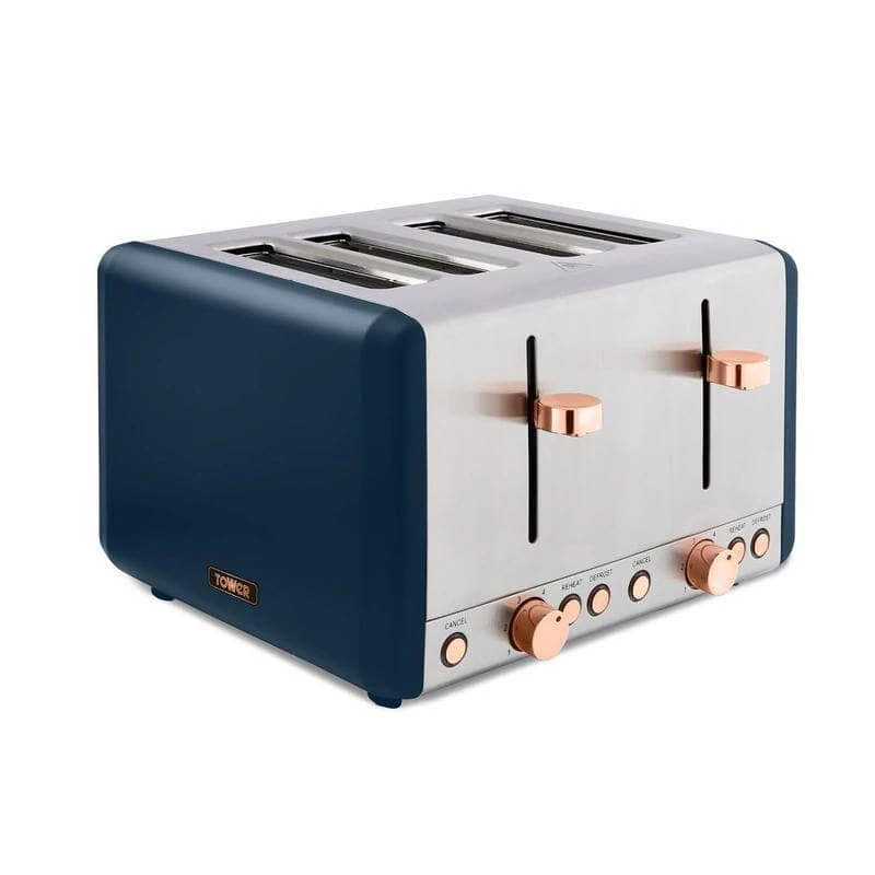 Cavaletto 4 Slice Toaster - Midnight Blue 3 Cavaletto 4 Slice Toaster - Midnight Blue