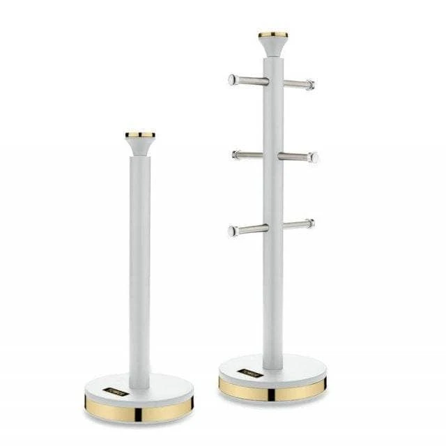 Cavaletto Kitchen Towel Holder & Mug Tree Set - White 3 Cavaletto Kitchen Towel Holder & Mug Tree Set - White
