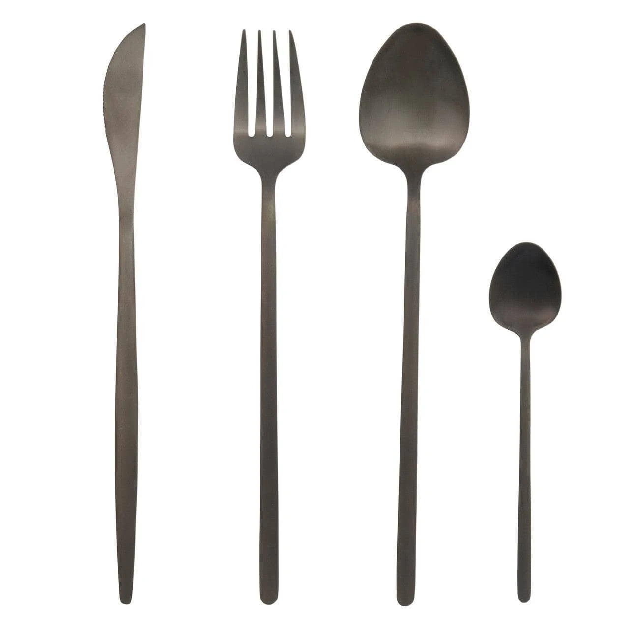Noir 16 Piece Cutlery Set 4 Noir 16 Piece Cutlery Set - Image 2