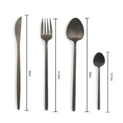 Noir 16 Piece Cutlery Set 7 Noir 16 Piece Cutlery Set -Taskers Sale Shop 60008051 SALTER16PCNOIRCUTLERYSET1