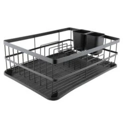 Flat Iron Dish Drainer - Black -Taskers Sale Shop 60008124 APOLLOFLATIRONDISHDRAINERBLACK1