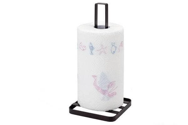 Flat Iron Kitchen Roll Holder - Black 4 Flat Iron Kitchen Roll Holder - Black - Image 2