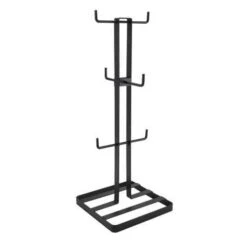 Flat Iron Mug Tree - Black