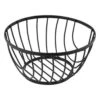 Flat Iron Fruit Basket - Black 2 Flat Iron Fruit Basket - Black -Taskers Sale Shop 60008129 APOLLOFLATIRONFRUITBASKETRNDBLACK