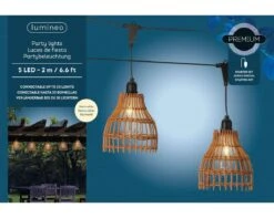 5 LED Party Lights Outdoor - Natural Warm White 7 5 LED Party Lights Outdoor - Natural Warm White -Taskers Sale Shop 60009593 KAEMIN898561LEDPARTYLIGHTGBSTEADYOUTDOORNATURE2