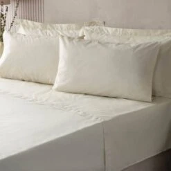 Oxford Percale Pillowcase - Ivory