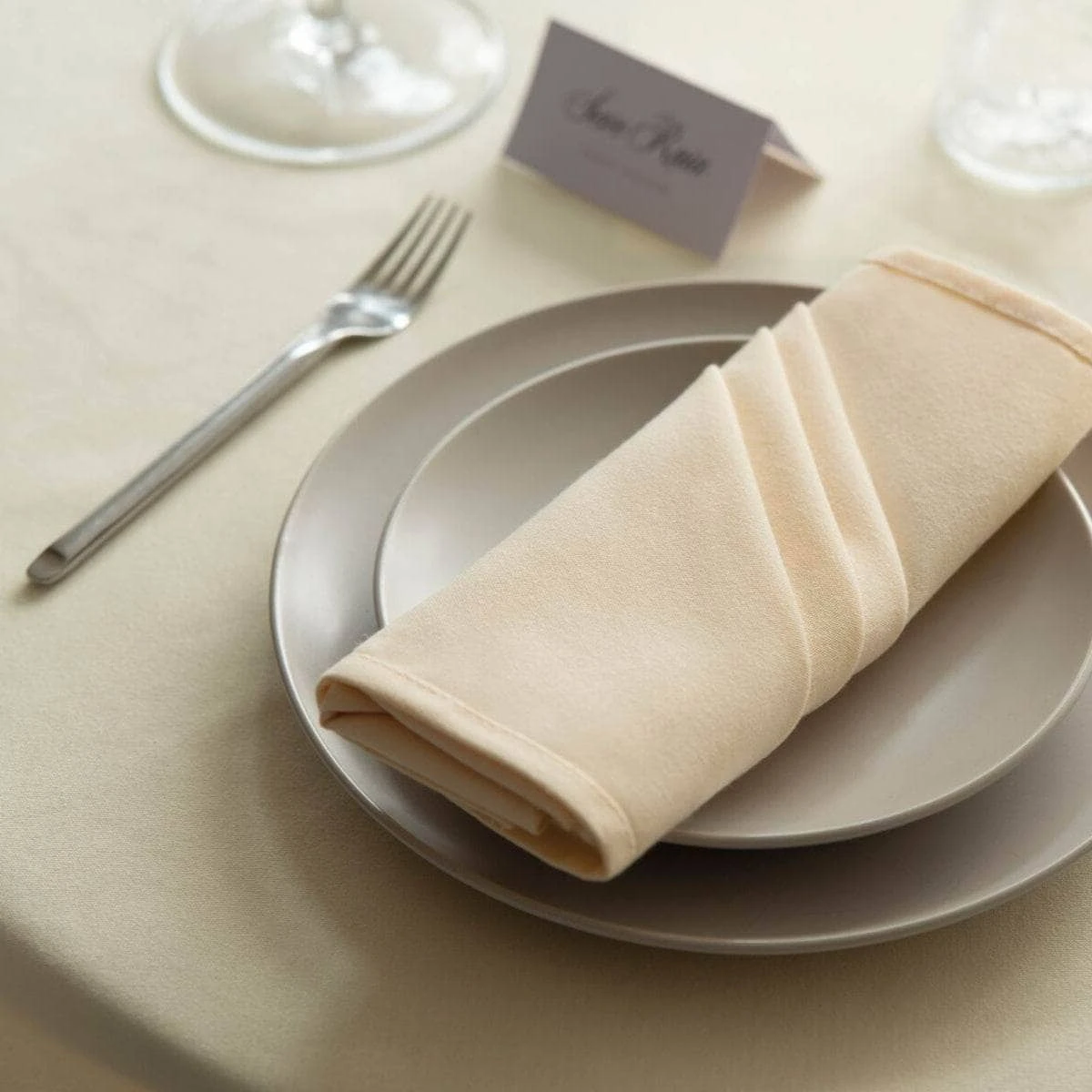 Amalfi Ivory Rectangle Tablecloth - 178 X 275cm 3 Amalfi Ivory Rectangle Tablecloth - 178 X 275cm