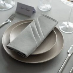 Amalfi Grey Table Cloth Rectangular - 132 X 178cm