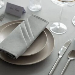 Amalfi Grey Tablecloth Rectangular - 132 X 230cm