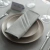 Amalfi Grey Rectangle Tablecloth - 178 X 275cm 2 Amalfi Grey Rectangle Tablecloth - 178 X 275cm -Taskers Sale Shop 60010093