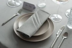Amalfi Grey Rectangle Tablecloth - 178 X 275cm