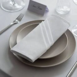 Amalfi 4 Pack Napkins - White