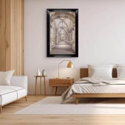 Vienna Walkway Framed Picture - 114 X 74cm