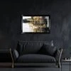 Black & Gold Abstract Framed Picture 2