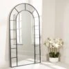 Black Arch Top Window Mirror 100x179cm -Taskers Sale Shop 60010950 1
