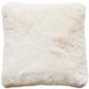 Luxury White Faux Rabbit Cushion - 50 X 50cm 1 Luxury White Faux Rabbit Cushion - 50 X 50cm -Taskers Sale Shop 60010978 MALINILUXURYFAUXRABBITCUSHIONWHITE50X50