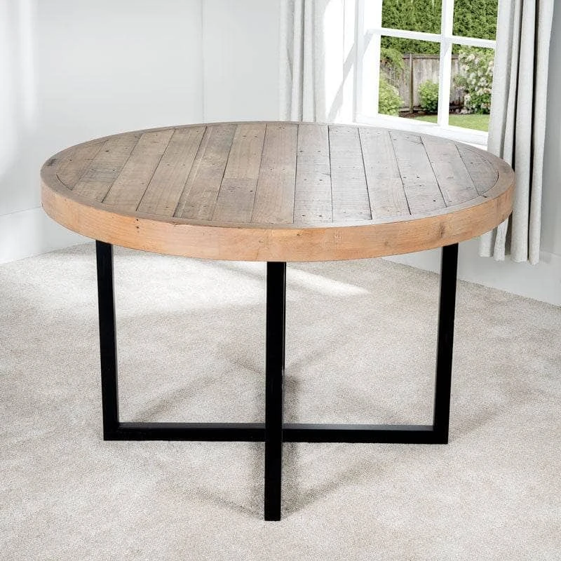 Lincoln Round Dining Table & 4 Silver Montreal Dining Chairs 5 Lincoln Round Dining Table & 4 Silver Montreal Dining Chairs - Image 3